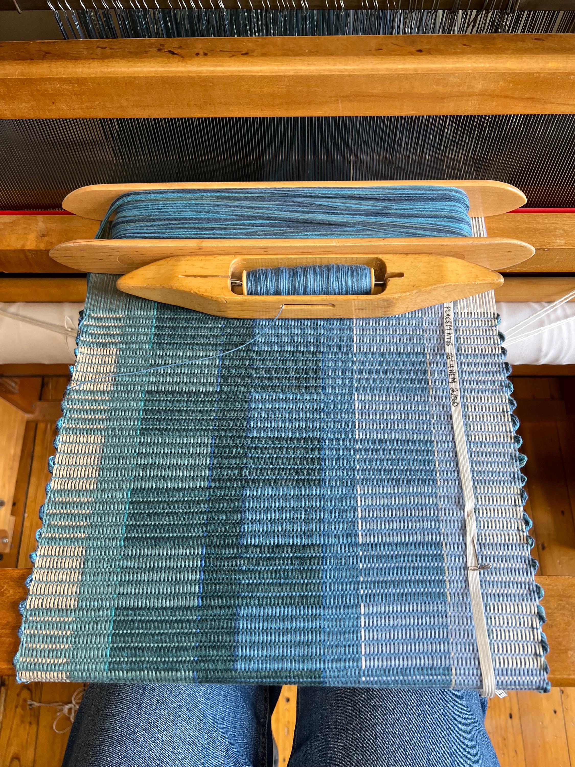 Woven Table Runner • Stormy Seas